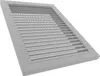 Rechthoekig schuifrooster met insectenwerend net, 21 cm x Productafbeelding-voorbeeld 3