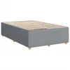 vidaXL Bettgestell ohne Matratze Hellgrau 120x190 cm Stoff Produktbild-Vorschau 3