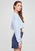 Urban Classics - Damen Cropped Flower Embroidery Terry Produktbild-Vorschau 4