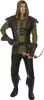 A man dressed in a medieval archer costume, holding a bow and arrow. Anteprima dell’immagine prodotto