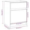 vidaXL Nachtschrank 40x31x50 cm Massivholz Kiefer Produktbild-Vorschau 8
