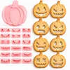 13-tlg. Halloween-Keksausstecher-Set mit Kürbis-Stempeln, Kunststoff Náhľad obrázku produktu