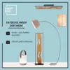 Höhenverstellbare Bogenlampe - 1,66 m Höhe, Ø 27 cm Produktbild-Vorschau 6