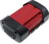 A red and black battery pack is shown against a white background. Náhled obrázku produktu