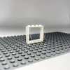 LEGO® 1x4x3 okno Priehľadný biely rám pre dom, stavebnica Náhľad obrázku produktu 3