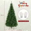 COSTWAY 240 cm umelý vianočný stromček s osvetlením pre Náhľad obrázku produktu 3