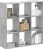 vidaXL Regál na knihy betón sivá 102x32x102 cm materiál na Náhľad obrázku produktu 2