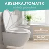 BENKSTEIN Premium toiletbril - antibacterieel, D-vorm, wit Productafbeelding-voorbeeld 3