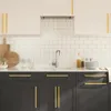 vidaXL Uchwyty meblowe 5 szt. Złoty 320 mm stal nierdzewna Podgląd zdjęcia produktu 4