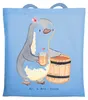 Mr. & Mrs. Panda Jutebeutel Bierbrauerin Herz - Sky Blue - Produktbild-Vorschau 1