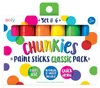 Ooly - Set classico di pastelli Chunkies - 6 colori - Anteprima dell’immagine prodotto 1