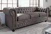 riess-ambiente Chesterfield 3er Sofa 205cm vintage grau Produktbild-Vorschau 3