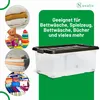 Novaliv 7-delige set opbergboxen met deksel, antraciet: 1x Productafbeelding-voorbeeld 2