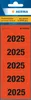 HERMA 1685 100 Inhaltsschilder 2025 rot Anteprima dell’immagine prodotto 3