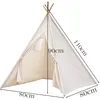 Namiot tipi dla dzieci wigwam domek do zabawy beżowy Podgląd zdjęcia produktu 8
