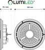 LUMILED High Bay LED UFO Hallenstrahler 150W 24000lm 4000K Produktbild-Vorschau 6