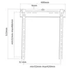 Supporto a parete per monitor TV 32-55" fisso, ultrapiatto, Anteprima dell’immagine prodotto 2