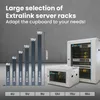 Extralink 6U 600x450 Grijs 19 inch Rackkast, Wandmontage Productafbeelding-voorbeeld 7