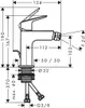 Einhebel-Bidetmischer 110 LOGIS DN 15 m ZAG G 1 1/4Zoll Produktbild-Vorschau 2