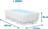Prism Frame Gartenpool 300 x 175 x 80 cm 18-in-1 INTEX Produktbild-Vorschau 4