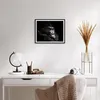 Gerahmtes Poster - Schwarzer Rahmen - Affe Gorilla Porträt Produktbild-Vorschau 6