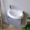 AQUABATOS Hängewaschbecken Keramik Waschtisch Produktbild-Vorschau 5