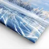 Bild auf Leinwand - Leinwandbild - 5 Teile - Wald Eis See - Produktbild-Vorschau 5