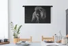 MuchoWow® Wandteppich Wandbehang Löwen - Porträt - Schwarz Produktbild-Vorschau 3