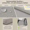 BEAUTYSOFA | VERDINO Gartenecke Beige – Garten Lounge Ecke Produktbild-Vorschau 7