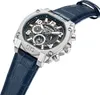 POLICE Herrenuhr Quarzuhr silber / blau onesize Herren 45 Produktbild-Vorschau 2