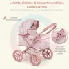 Puppenwagen mit Tasche und Klappdach – Kinderwagen für Produktbild-Vorschau 3
