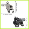 Moteur d'essuie-glace arrière 12 V VALEO IAM-Expertise, Voir les images du produit 6