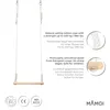 MAMOI® Altalena a trapezio, anelli ginnici in legno, Anteprima dell’immagine prodotto 7