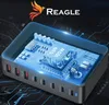 A close-up, stylized view of a multi-port charger with its internal components illuminated. Anteprima dell’immagine prodotto