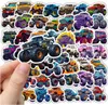 Set di adesivi Monster Truck, 50 adesivi colorati fai da te Anteprima dell’immagine prodotto 1