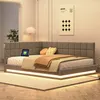 Multifunctionele slaapbank met LED-verlichting en Productafbeelding-voorbeeld 3