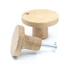 Möbelknopf aus massiver Eiche, Holzknopf Ø 30 mm, Produktbild-Vorschau 3