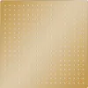vidaXL Regenbrause Edelstahl 50x50 cm Quadrat Golden Produktbild-Vorschau 1