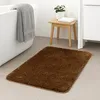 Badematte 40x60 cm Braun – Weicher & glänzender Produktbild-Vorschau 2