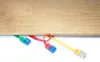 Netwerkkabel, platte kabel, 0,5m - 20m, kleur: wit, lengte: Productafbeelding-voorbeeld 4