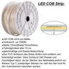 08 Meter, 3000K warmweiß COB LED Streifen Set, IP20 Produktbild-Vorschau 4