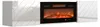 MIRJAN24 TV-Lowboard Luxe mit Kamin, zwei Drehtüren, Produktbild-Vorschau 2