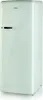 A light green retro-style refrigerator is shown against a white background. Produktbild-Vorschau