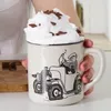 Tasse Donald Duck im Auto Vintage Produktbild-Vorschau 2