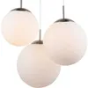 Hängeleuchte, 3 Flammig, Kugeln, Glas satiniert, D 51,5 cm Produktbild-Vorschau 15