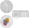 A collage showing a white playpen for children and close-up views of its features. Produktbild-Vorschau