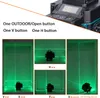 A collage of images showing a laser level in different configurations and its buttons. Náhled obrázku produktu