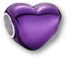 Pandora Charm Violettes Metallic-Herz 793337C01 Produktbild-Vorschau 1