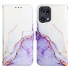 OPPO Find X5 Pro Hülle, Marmor Motiv Kunstleder Tasche Produktbild-Vorschau 2