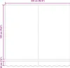 Markisenersatzstoff Gelb und Weiß 235 x 195 cm Polyester Produktbild-Vorschau 9